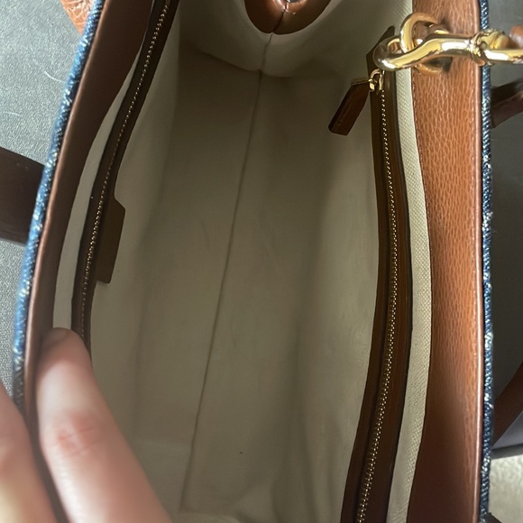 Gucci Jackie 1961 medium tote bag denim - Picture 6 of 8